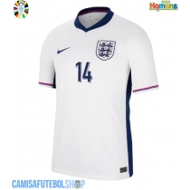 Camisa de time de futebol Inglaterra Ezri Konsa #14 Replicas 1º Equipamento Europeu 2024 Manga Curta